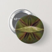 Badge Rond 5 Cm Art abstrait de nid de cocon de lis (Devant & derrière)