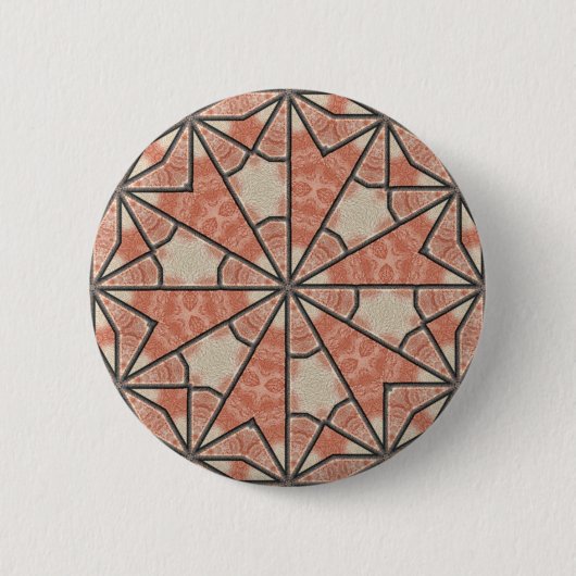 Badge Rond 5 Cm Art africain (Devant)