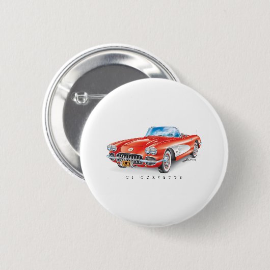 BADGE ROND 5 CM ART AUTOMOBILE C-ONE (Devant & derrière)