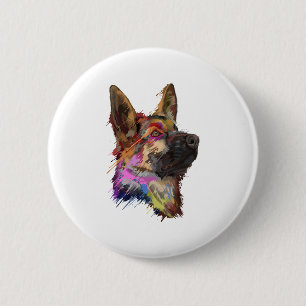 Badge Rond 5 Cm Art berger allemand