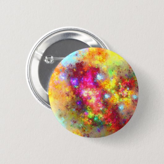 Badge Rond 5 Cm art cru de fractale (Devant & derrière)