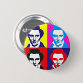 Badge Rond 5 Cm Art de bruit de Joseph Smith (Devant & derrière)