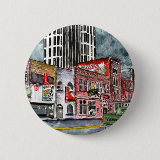 Badge Rond 5 Cm art de capital de musique country de Nashville