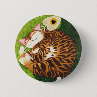 Badge Rond 5 Cm art de chat - Harmonie parfaite