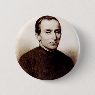 Badge Rond 5 Cm Art de la Miséricorde sacrée de Saint Giuseppe Caf