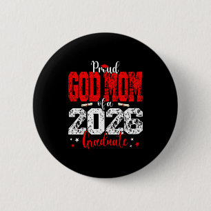Badge Rond 5 Cm Art de l'Écriture Sainte pour Maman Fière de Dieu