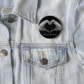 Badge Rond 5 Cm Art de rayon X (En situation)