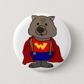 Badge Rond 5 Cm Art drôle de bande dessinée de super héros de