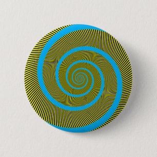 Badge Rond 5 Cm Art en spirale de fractale