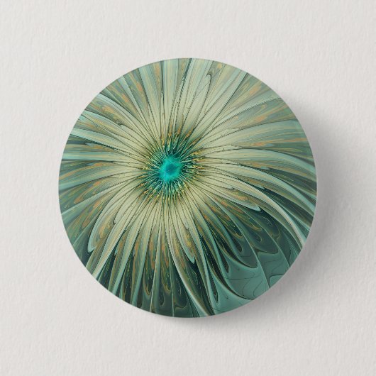 Badge Rond 5 Cm Art Fractal moderne Abstrait Imaginaire (Devant)