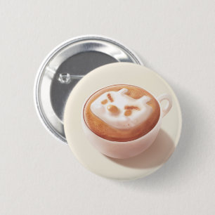 Badge Rond 5 Cm Art latte