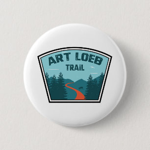 Badge Rond 5 Cm Art Loeb Trail Caroline du Nord