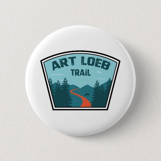Badge Rond 5 Cm Art Loeb Trail Caroline du Nord (Devant)