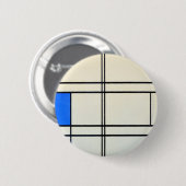 Badge Rond 5 Cm Art moderne de Piet Mondrian (Devant & derrière)