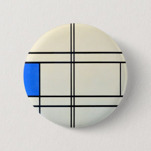 Badge Rond 5 Cm Art moderne de Piet Mondrian