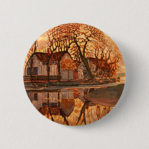 Badge Rond 5 Cm Art moderne de Piet Mondrian