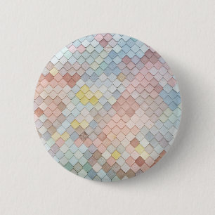 Badge Rond 5 Cm Art motif Cute Pastel Motif Design géométrique
