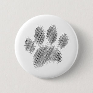 Badge Rond 5 Cm Art numérique crayon croisé chien
