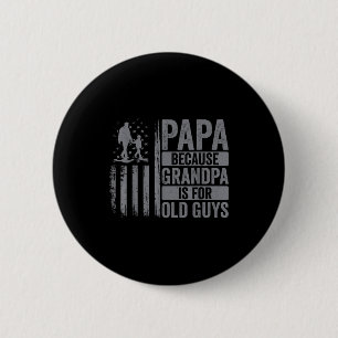 Badge Rond 5 Cm Art Papa pour grand-père hommes de petits-enfants