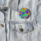 Badge Rond 5 Cm Art pop rétro (En situation)