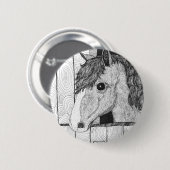 Badge Rond 5 Cm Art solo de cheval (Devant & derrière)