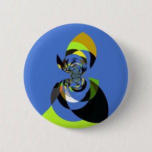 Badge Rond 5 Cm Art Vector Design pour femme africaine Imprimer