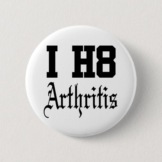 Badge Rond 5 Cm arthrite (Devant)