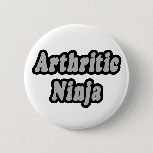 Badge Rond 5 Cm Arthritic Ninja (Devant)