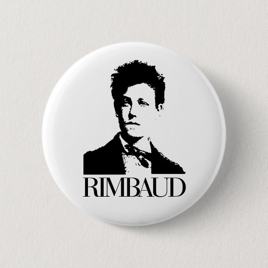 Badge Rond 5 Cm Arthur Rimbaud (Devant)