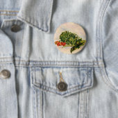 Badge Rond 5 Cm Artichauts et tomates (En situation)