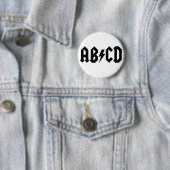 Badge Rond 5 Cm Article d'ABCD (En situation)