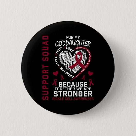 Badge Rond 5 Cm Articles de sensibilisation aux cellules de faucil (Devant)