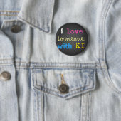Badge Rond 5 Cm articles de soutien (En situation)