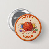 Badge Rond 5 Cm Artisanat (Devant & derrière)