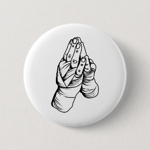 Badge Rond 5 Cm Arts martiaux Muay Thai Comt Boxe Sport 