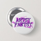 Badge Rond 5 Cm Artsy Fartsy (Devant & derrière)