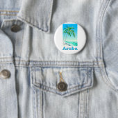 Badge Rond 5 Cm Aruba (En situation)