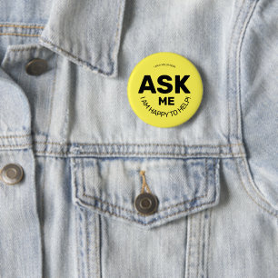 Badge Rond 5 Cm Ask me a question