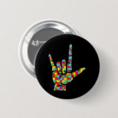 BADGE ROND 5 CM ASL (Devant & derrière)