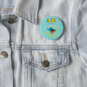 Badge Rond 5 Cm ASL est ma superpuissance (En situation)
