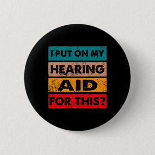 Badge Rond 5 Cm Asl Fun Fierté des Sourds Signe de sensibilisation