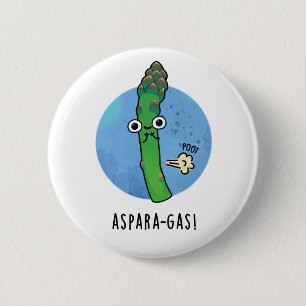 Badge Rond 5 Cm Aspara-gaz amusant Asparagus Veggie Pun