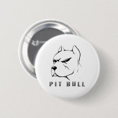 Badge Rond 5 Cm Aspiration de Pitbull (Devant & derrière)