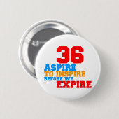 Badge Rond 5 Cm Aspire À Inspirer 36 (Devant & derrière)