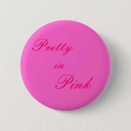 Badge Rond 5 Cm Assez dans le rose (Devant)