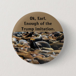 Badge Rond 5 Cm Assez de l'imitation d'atout