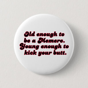 Badge Rond 5 Cm Assez vieux Memere