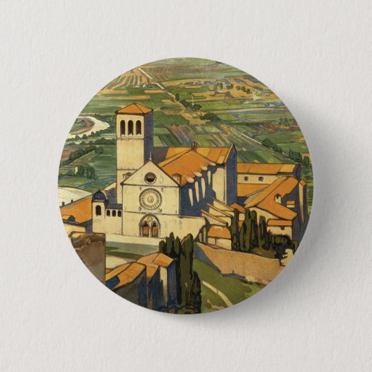 Badge Rond 5 Cm Assisi (Devant)
