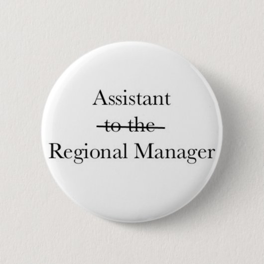 Badge Rond 5 Cm Assistant au directeur régional Button (Devant)