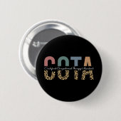 Badge Rond 5 Cm Assistant en ergothérapie certifié COTA (Devant & derrière)